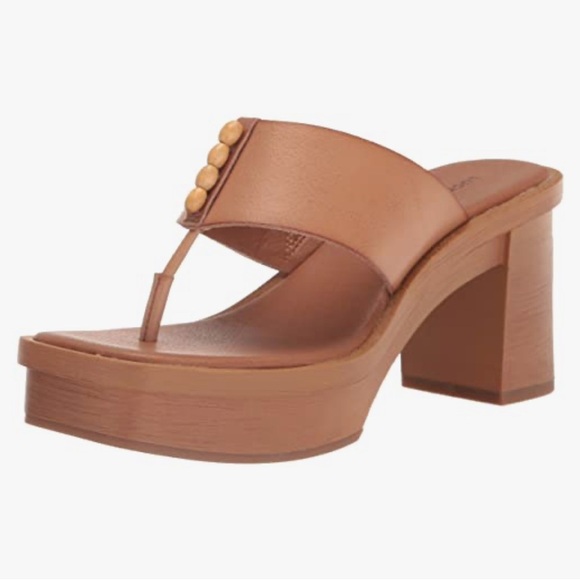 Lucky Brand Tan Platform Sandals - Picture 2 of 8